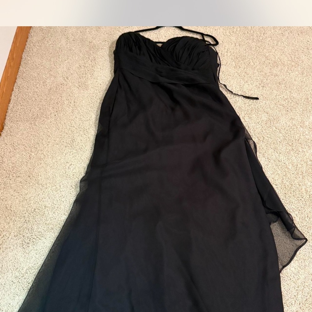 Impressions Strapless Black Dress